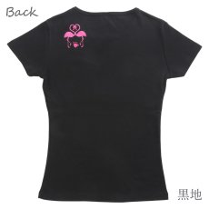 画像14: Hulamingo柄 6.2oz フライス 半袖 Ｔシャツ 白地 黒地 紺地 フラミンゴ柄 ネコポス送料無料 (14)