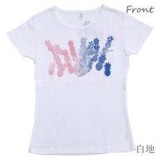 画像11: パイナップルフィールズ柄 6.2oz フライス 半袖 Ｔシャツ 白地 黒地 紺地 ネコポス送料無料 (11)
