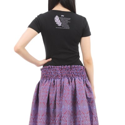 画像3: プリンセスカイウラニ王女柄プリント 6.2oz フライス 半袖 Ｔシャツ 白地 黒地 ピカケ＆マイレ柄 ネコポス送料無料