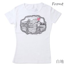 画像19: プリンセスカイウラニ王女柄プリント 6.2oz フライス 半袖 Ｔシャツ 白地 黒地 ピカケ＆マイレ柄 ネコポス送料無料 (19)