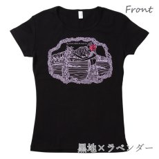 画像21: プリンセスカイウラニ王女柄プリント 6.2oz フライス 半袖 Ｔシャツ 白地 黒地 ピカケ＆マイレ柄 ネコポス送料無料 (21)