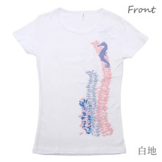 画像11: アンダーザシー柄 6.2oz フライス 半袖 Ｔシャツ 白地 黒地 ネコポス送料無料 (11)