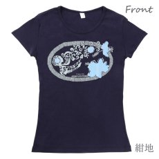 画像15: ラカ柄 6.2oz フライス 半袖 Ｔシャツ 白地 黒地 紺地 ネコポス送料無料 (15)