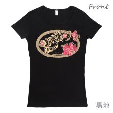 画像13: ラカ柄 6.2oz フライス 半袖 Ｔシャツ 白地 黒地 紺地 ネコポス送料無料 (13)