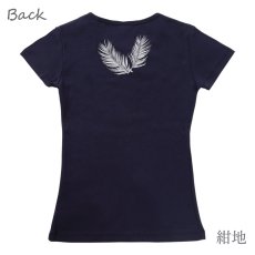 画像16: ココパームス柄 6.2oz フライス 半袖 Ｔシャツ 白地 黒地 紺地 ネコポス送料無料 (16)