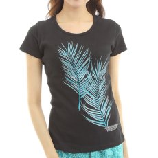 画像5: ココパームス柄 6.2oz フライス 半袖 Ｔシャツ 白地 黒地 紺地 ネコポス送料無料 (5)