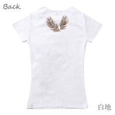 画像12: ココパームス柄 6.2oz フライス 半袖 Ｔシャツ 白地 黒地 紺地 ネコポス送料無料 (12)