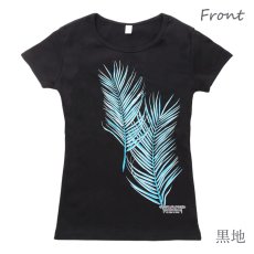 画像13: ココパームス柄 6.2oz フライス 半袖 Ｔシャツ 白地 黒地 紺地 ネコポス送料無料 (13)