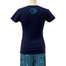 画像4: カナナカ柄 6.2oz フライス 半袖 Ｔシャツ 白地 黒地 紺地 ネコポス送料無料 (4)