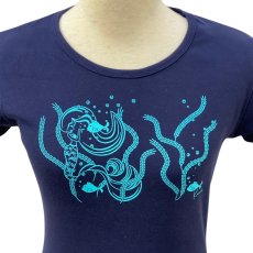 画像5: カナナカ柄 6.2oz フライス 半袖 Ｔシャツ 白地 黒地 紺地 ネコポス送料無料 (5)