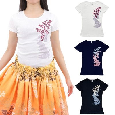 画像1: イヴァイヴァ カハカハ柄 6.2oz フライス 半袖 Ｔシャツ 白地 黒地 紺地 ネコポス送料無料