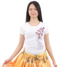 画像13: イヴァイヴァ カハカハ柄 6.2oz フライス 半袖 Ｔシャツ 白地 黒地 紺地 ネコポス送料無料 (13)