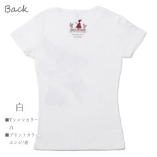 画像5: フラダンス フライス tシャツ レディース 半袖 バナナリーフレインシェルター柄 ネコポス対応可 (5)