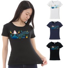 画像1: フラ レッスン Tシャツ フライス 半袖 パイナップルプリンセス柄 ネコポス対応可 (1)