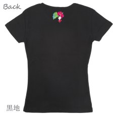 画像5: フラ レッスン Tシャツ フライス 半袖 カラフルラカ柄 ネコポス対応可 (5)