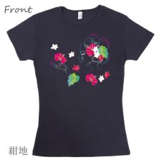 画像6: フラ レッスン Tシャツ フライス 半袖 カラフルラカ柄 ネコポス対応可 (6)