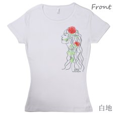 画像4: フラのレッスンTシャツに最適 フライス 半袖 Tシャツ レフアガール柄 ネコポス対応可 (4)