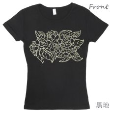 画像7: フラダンスの練習着に最適 フライス 半袖 Tシャツ プアキエレ柄 ネコポス対応可 (7)