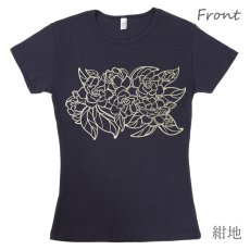 画像9: フラダンスの練習着に最適 フライス 半袖 Tシャツ プアキエレ柄 ネコポス対応可 (9)