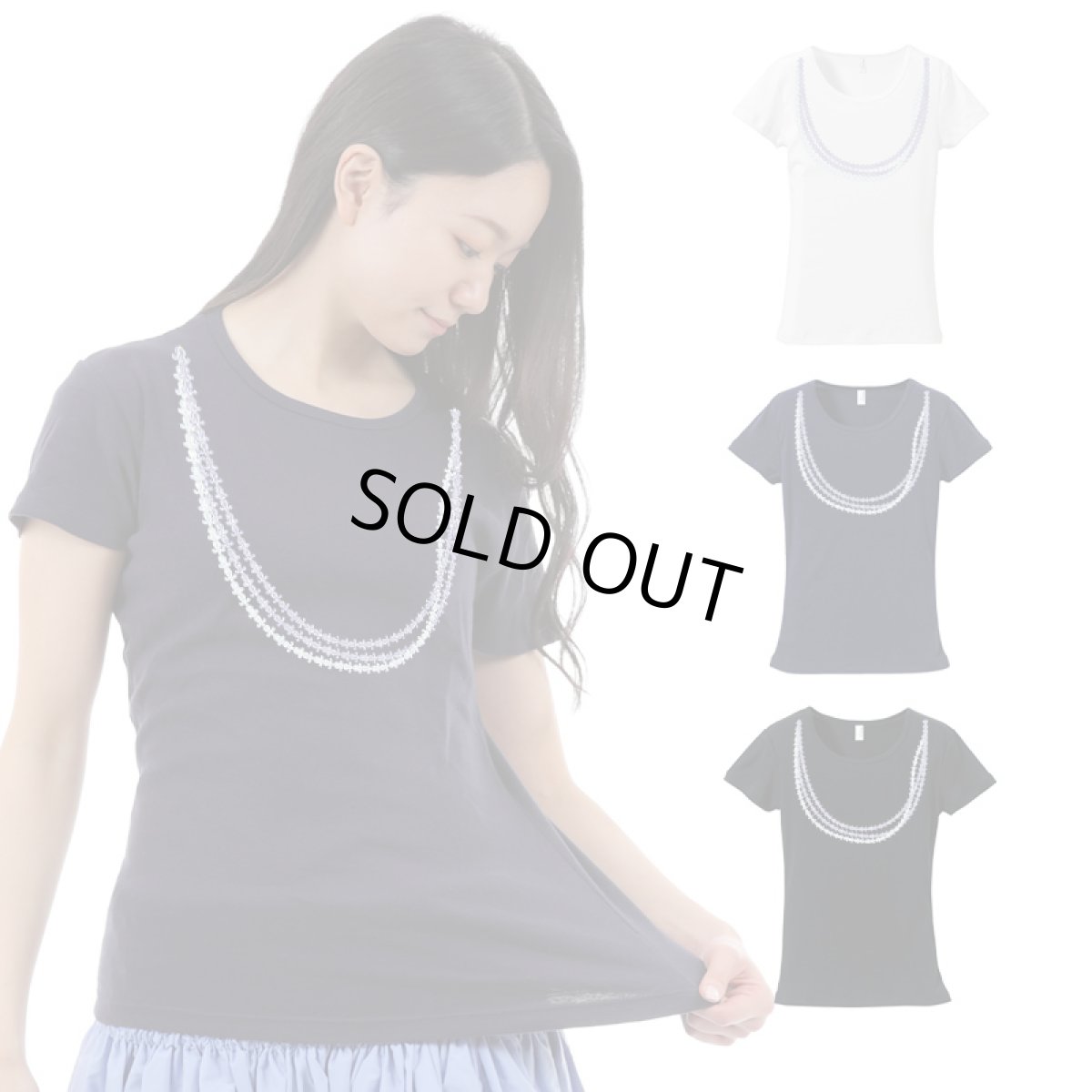 画像1: クラウンフラワーレイ柄 6.2oz フライス 半袖 Ｔシャツ 白地 黒地 紺地 ネコポス送料無料 (1)