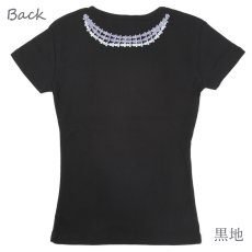 画像7: クラウンフラワーレイ柄 6.2oz フライス 半袖 Ｔシャツ 白地 黒地 紺地 ネコポス送料無料 (7)