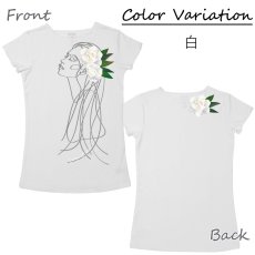 画像8: レーヨン モダール スリムフィット ショートスリーブ Tシャツ ウィスパーオブガーデニア ネコポス送料無料 (8)