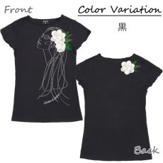 画像9: レーヨン モダール スリムフィット ショートスリーブ Tシャツ ウィスパーオブガーデニア ネコポス送料無料 (9)