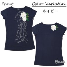 画像10: レーヨン モダール スリムフィット ショートスリーブ Tシャツ ウィスパーオブガーデニア ネコポス送料無料 (10)