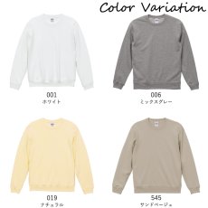 画像7: 10.0oz クルーネック スウェット トレーナー 無地 ユニセックスサイズ (7)