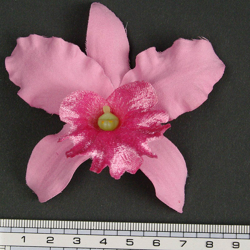 フラダンスやハワイなカジュアルに最適 オーキッド蘭 ピンク 造花シルクフラワー花材 アウトレットsale